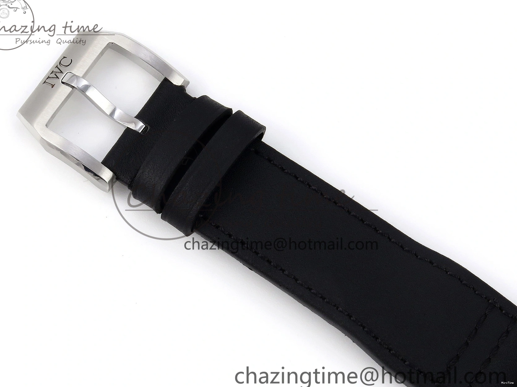 MIROTIME 0329 Pilot Mark XX IW328201 ZF 1:1 Best Edition Black Dial on Black Leather Strap A Affordable 7028